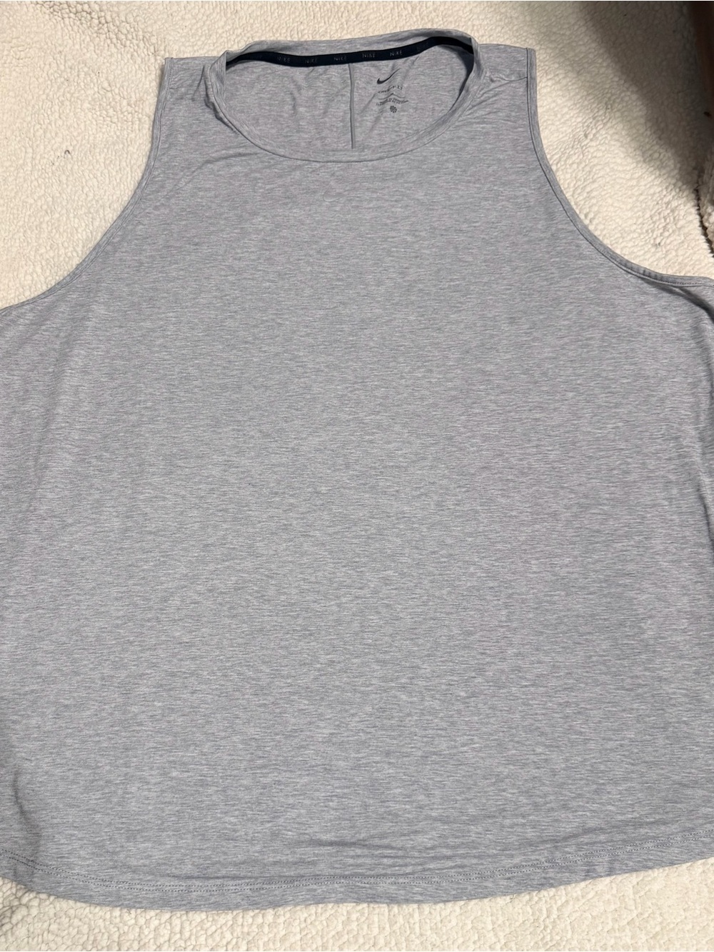 Preloved Nike grey tank top, Women’s Size XXL